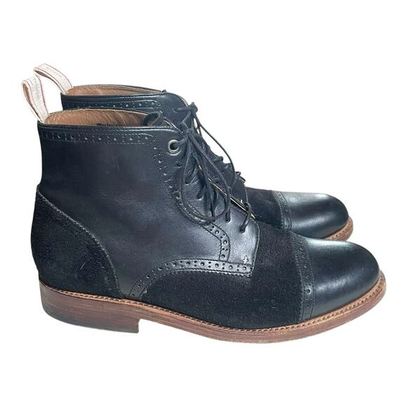 Rag & Bone x Grenson Men's Wesley Suede Leather Lace-Up Boots 41